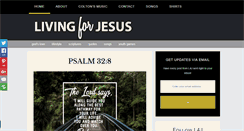 Desktop Screenshot of livingforjesus.com