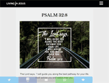 Tablet Screenshot of livingforjesus.com